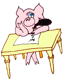 Свинья одухотворенная.